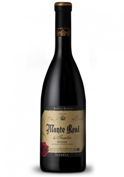 Red Wine Monte Real de Familia Reserva.