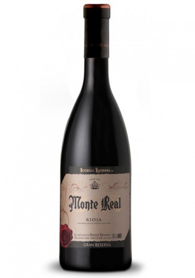 Red Wine Monte Real Gran Reserva.