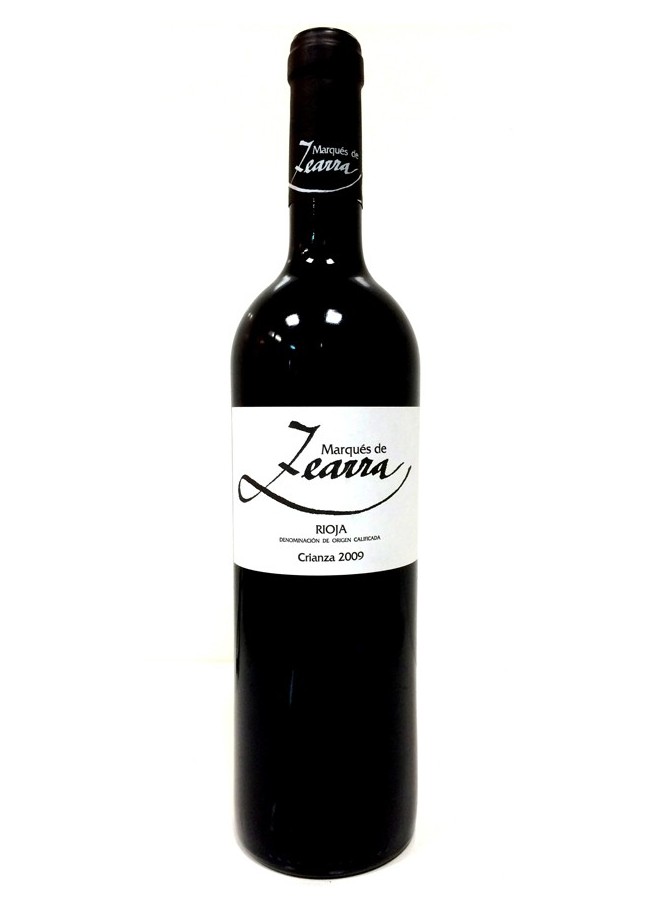 Red wine Marqués de Zearra Crianza 2014