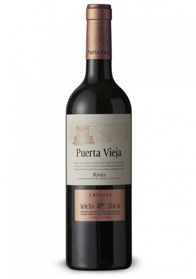 Rioja red wine Puerta Vieja Crianza Selección 2018